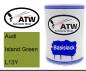 Preview: Audi, Island Green, L13Y: 500ml Lackdose, von ATW Autoteile West.